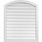 Ekena Millwork Arch Top Surface Mount PVC Gable Vent: Functional, w/ 2"W x 1-1/2"P Brickmould Frame, 30"W x 36"H GVPAR30X3602SF - alternate 1